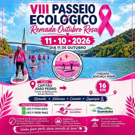 REMADA OUTUBRO ROSA GUARATUBA